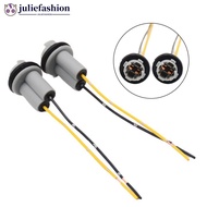 JULIEFASHION 2Pcs Car T10 Bulb Socket Holder Wire Plug Harness Wiring Holder Adapter Car T13 T15 Lig