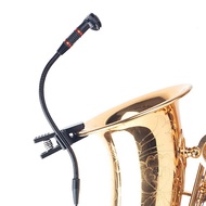 Instrument Condenser Microphone Universal Stand Clamp for Saxophone for DPA4099 Gooseneck Mic with 6