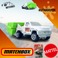 Matchbox Mobil Truk Sampah MBX Garbage Scout Putih Gold Wing