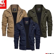 BERKUALITAS VALIR EDMUND - JAKET PRIA BOMBER MODEL MILITER TERBARU TRA