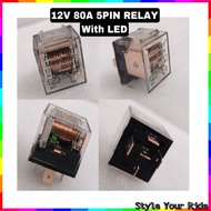 Car 12v 87A 5pin Relay / Control Device RED BETTA RELAY 87a (80A)