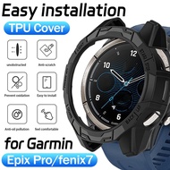 Soft TPU Watch Case for Epix Pro 51MM 47MM 42MM Fenix 7S 7 7X Pro Anti-scratch Protective