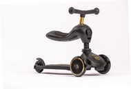 SCOOT AND RIDE - Highwaykick1 2合1平衡滑步車(1 yr+) 黑金 (3輪) Scooter + Balance bike