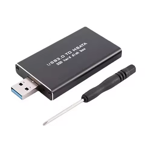 Mini SSD MSATA To USB 3.0 Hard Drive Case Wireless MSATA To USB 3.0 Hard Disk Box PCI-E for 30*30/50