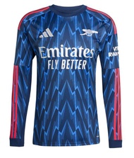 (โปรโมชั่นส่วนลด)  25-26 Arsenal home and away second away long sleeved football jersey sportswear a