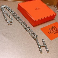 Hermes outlet  H 字項鍊