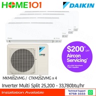 Daikin Inverter Multi-Split AirCon MKM85ZVMG/CTKM25ZVMG x 4