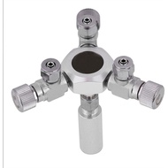 Yosoo 3 Way Splitter Regulator Valve, Aquarium, co2 Aquarium, Multi Way co2 Splitter co2 Regulator S