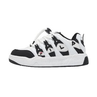 FILA Salute Women's Shoes White Black Drawstring Stitching Sneakers 5-C936Z-101