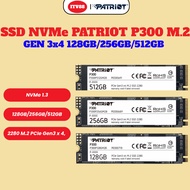 [FULL VAT] NVMe PATRIOT P300 M.2 2280 PCIE GEN 3×4 SSD HARD DRIVE 128GB/256GB/512GB GENUINE I