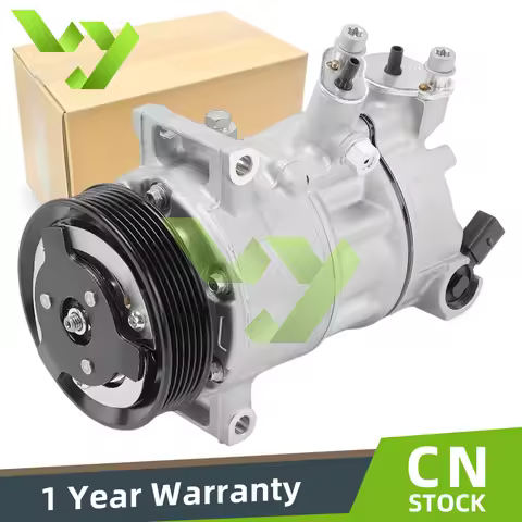 PXE14 AC AC Compressor w 6-Groove Pulley for Volkswagen Jetta Golf Tiguan Audi Q3 1.4L 2.0L CO11373C