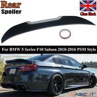MagicKit FOR BMW 5 SERIES F10 M5 PSM STYLE GLOSS BLACK REAR BOOT TRUNK SPOILER WING 10-16auto parts 