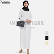 【READY STOCK】Lnner Baju Labuh-Lnner Jubah-Baju Lnner Panjang-Lnner Dress Long Sleeve-Lnnerwear-Soft 