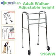 Medicus Premium Foldable Adult Walker Multi-functional Stainless Steel Toilet Armrest with Adjustabl