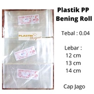 PP Plastic Roll 0.04 mm thick Jago Brand, Width 12 13 14 cm