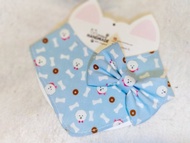 比熊布款 煲呔寵物圍巾/頸飾 