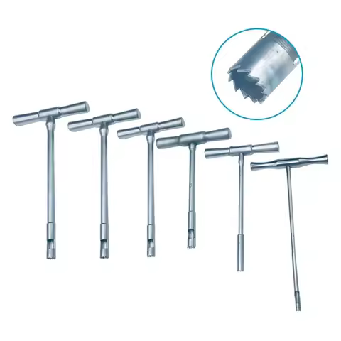 GREATLH Orthopedic Bone Screw Extractor Bone Screw Extractor T Handle Broken Nail Extractor Orthoped