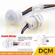 Saklar Otomatis Sensor Gerak /PIR Motion Sensor Detector 220V AC 220 V