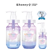 [COLOR 3 STEPS] &HONEY COLOR REPAIR SHAMPOO 440ML +  TREATMENT 445G + HAIR OIL 100ML (แชมพู+ทรีทเม้น