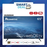 Aconatic Smart TV สมาร์ททีวี 65 นิ้ว รุ่น 65US200AN WebOS TV + รีโมทสั่งการด้วยเสียง 4K HDR As the Picture One