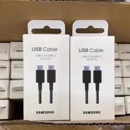 Original Samsung Data Cable Adapter盒裝原裝正品Samsung USB-C to USB-C 充電線適用三星S20 S21 S22+ S23U NOTE10/20 1