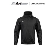 ARI ELITE WINDBREAKER JACKET - BLACK เสื้อแจ็คเก็ตกันลม อาริ ELITE WINDBREAKER สีดำ