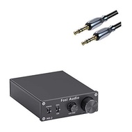 Fosi Audio M02 Subwoofer Amplifier Mono Channel Home Theater Power Amp 100W and [5.9ft/1.8m] 3.5-3.5