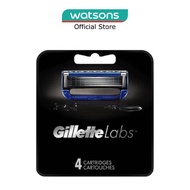 GILLETTE Labs Waterproof Heated Razor Blade Cartridge Refill 4s