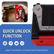Electric Drill Quick Release Hanging Unlock Kit with Portable Waist Buckle Storage for Professional 