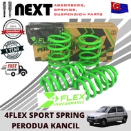 (FAST SHPPING) 4Flex Sport Spring Perodua Kancil Kelisa Kenari Coil Spring