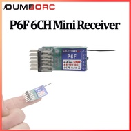 DUMBORC 6CH P6F Mini P4FMG 2.4G Receiver For X6 X4 Transmitter Remote Control RC Car Boat X4FMG X6FG
