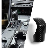 Penutup Tombol Penukar Gear Serat Karbon untuk Lexus IS200 IS300 IS350 IS500 F Sport 2014-2018-2021 