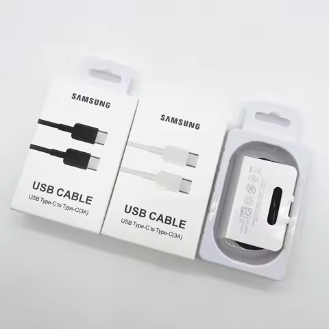 For Samsung Galaxy S25 S24 S23 S21 S20 FE Ultra 25W Super Fast Charging 3A PD USB Type C Cable For Z