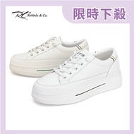 [Robinlo] Genuine Leather Inner Heightening Thick-Soled White Shoes (Alana Long-Legged Scheming) Lim