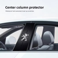 2026 Car Center Pillar Anti-scratch Protective Film Stickers for Peugeot 5008 4008 308 208 207 407 2