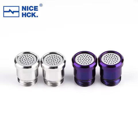 NICEHCK Detachable Earphone Acoustic Tubes Titanium Alloy＆Stainless Steel Material Sound Tuning Nozz