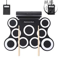 9-pad foldable electronic drum set 手卷電子鼓架子鼓樂器 