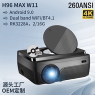 New Product H96MAXW11 projector RK3228 Android 9 Dual wifi Cross-Border projector Wholesale projecto
