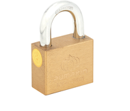 PUMPKIN กุญแจแขวน ทองเหลือง รุ่น PTT-S50 (39204) รุ่นเหลี่ยม คอสั้น 50 mm. กุญแจ แม่กุญแจ