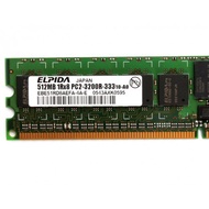 ELPIDA 512MB PC2 3200R DDR2 ECC Memory RAM EBE51RD8ABFA-4A-E