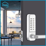 Mechanical Door Lock Password Keypad Digital Push Button Combination Lock