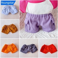 【FY】  For 17cm Labubu Doll Clothes Fashion Clothes Shorts Doll Clothes Color Match Pants Dolls Acces