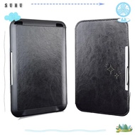 SUHUHD Folio Cover, 6 inch Leather E-Reader , Premium Microfiber Lining Shockproof Anti-fall Back Co