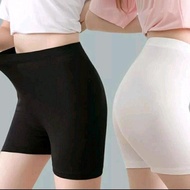 Sot 2 pcs dalaman wanita short jumbo dan standar hot pant bahan spandek Santai Low Waist Polos Slim-