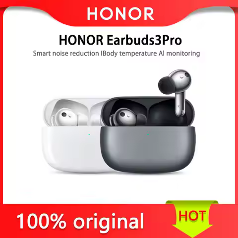 Honor Earbuds 3 Pro Ultra-wideband coaxial dual unit Scene-based smart noise reduction Body temperat