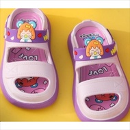 (029-E) Sandal Slop Let Anak Cewek Ban 2 Motif Minmie Colorfull Super Cute Empuk Nyaman Kekinian Imp
