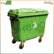Dust Bin 660 Liter / Bak sampah Besar garbin gerobak dorong outdoor