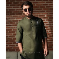 SAMASE Kurta Modern 3/4 Sleeve R087 Cotton Oxford