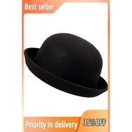 Black Women Vintage Cute Trendy Bowler Derby Hat Cloche Fashion