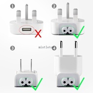 MIS 100V-240V USB-C Power Adapter Fast Charging Block Portable Power Adapter USB C Travel US EU UK AU Plug for Apple